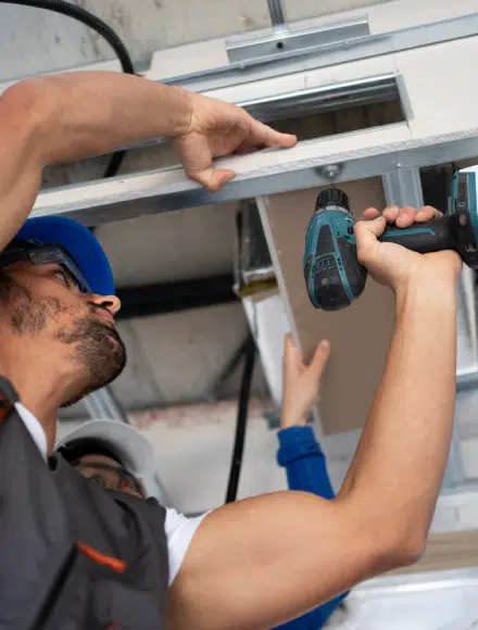 Professionally engineered LED video wall installation showcasing precise panel alignment