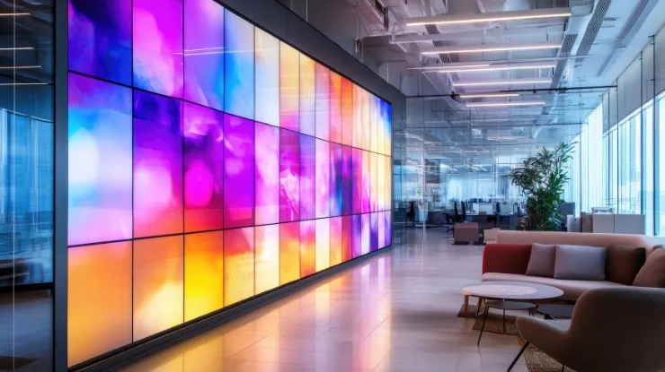 Immersive LED display installed in experiential hospitality environments