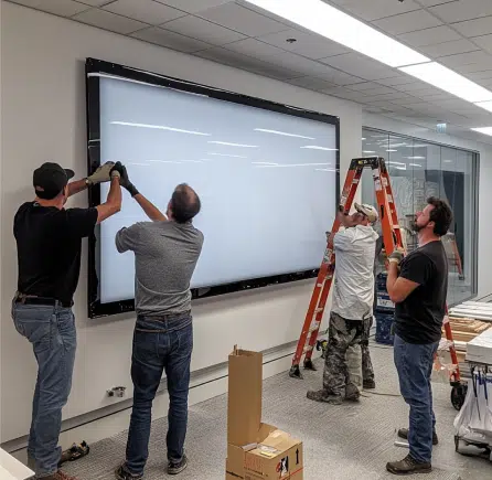 Video Wall Maintenance by technicians