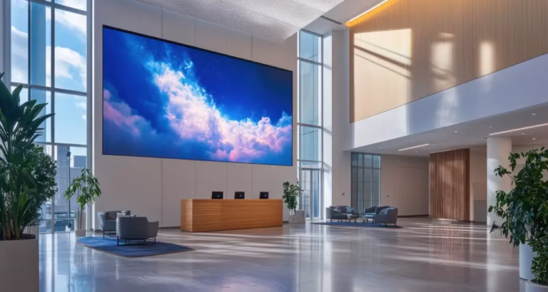 Commercial LED video wall