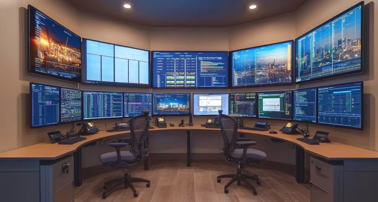 Control Room LED Video Wall for 24_7 Operations