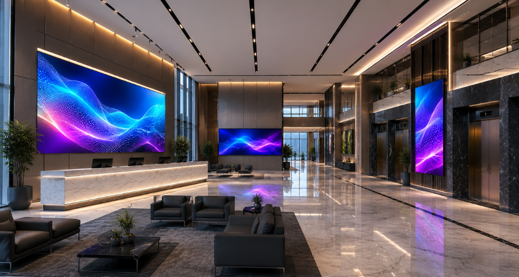 Indoor LED Display Solutions for Smart Reception