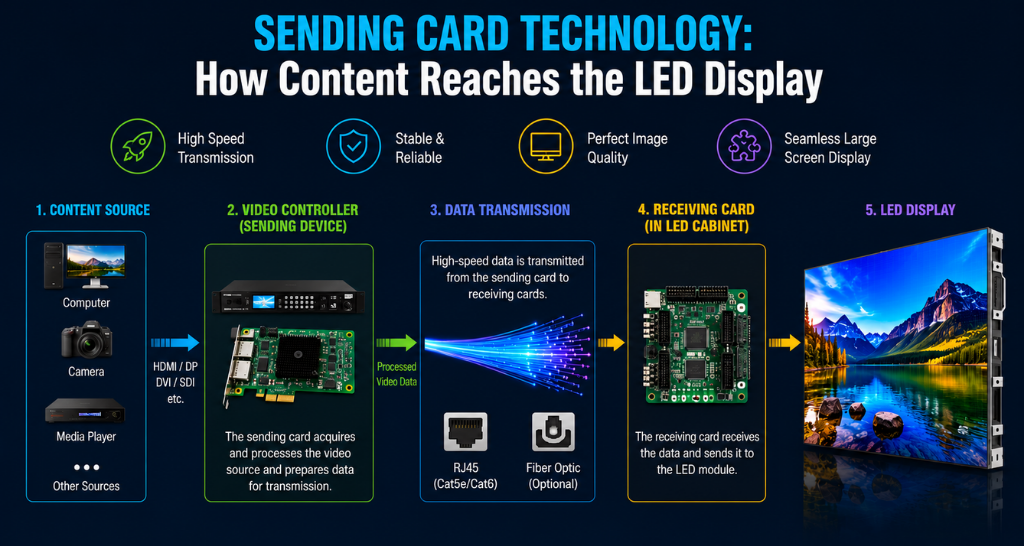 Sending card technology
