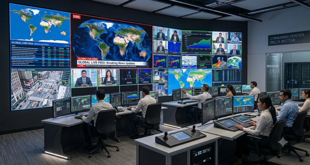 LED Video Wall for Command Center