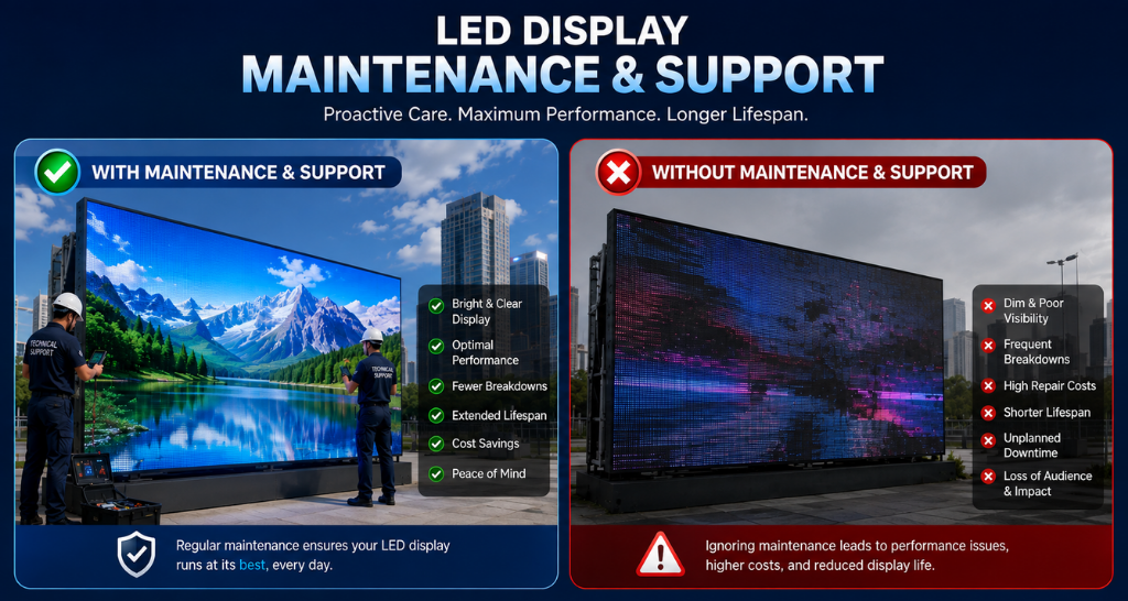 LED Display Maintenance & Support by Lightomated