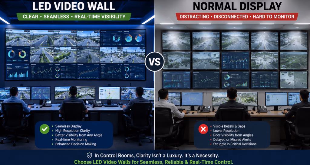 Fine Pitch LED Video Wall for Control Rooms: Built for Continuous Monitoring