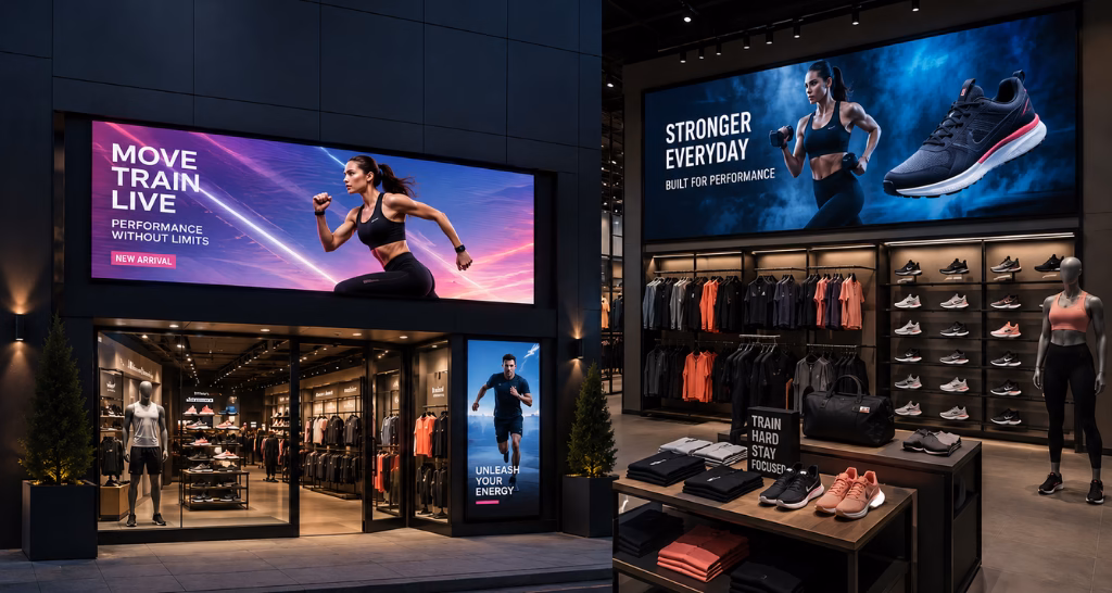 LED Display Solutions for Retail Stores: From Static Signage to Immersive Brand Experiences