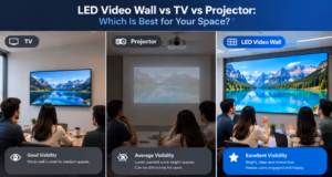 LED Video Wall vs TV vs Projector: Which Is Best for Your Space?